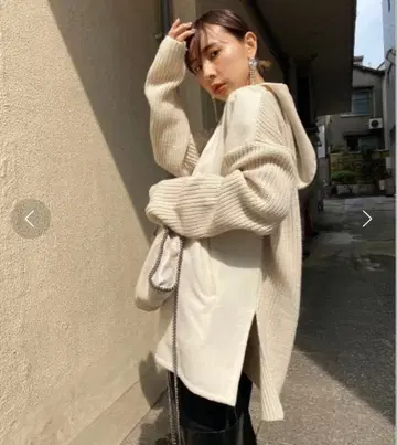 Ameri HOODED DOCKING KNIT 아메리