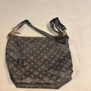 숄더백 그레이 꽃무늬 프린트