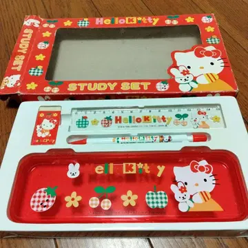 헬로키티 문구 세트 1995년 헤이세이 레트로 산리오 키티 헤이세이