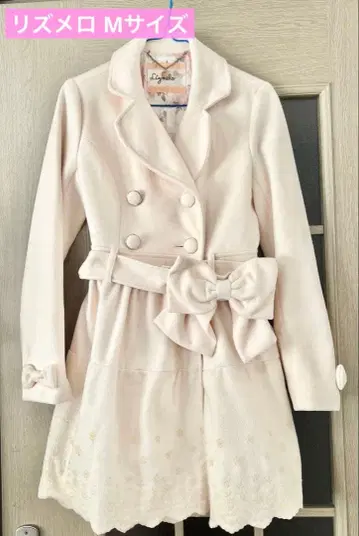 [리즈멜로] Liz Lisa x 마이멜로디 아이보리 롱 코트