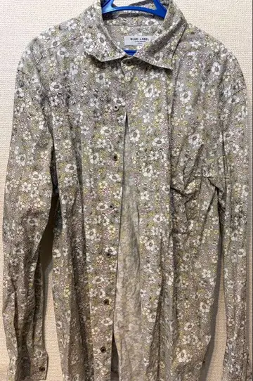 BLUE LABEL UNITED ARROWS 꽃무늬 긴팔 셔츠 L