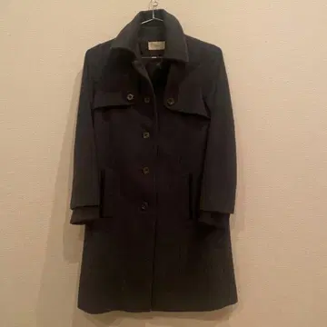 프레이 아이디 다크 그레이 롱 코트