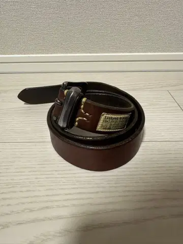 VINTAGE WORKS DH5675 5홀 가죽 벨트
