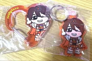 하라주쿠 페스티벌 카즈우 아크릴 하트 카라비너 라이트 키링 세트