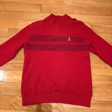 PING 핑 빨간색 레드 골프 스웨터 남성용 LL