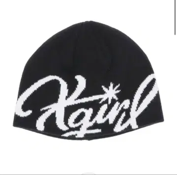 비니 SIGN LOGO JACQUARD 비니 X-girl