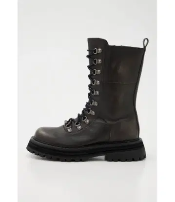 BLURRED LACE UP 부츠