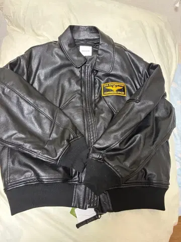 FREAKS STORE 인조 가죽 블루종 M 사이즈