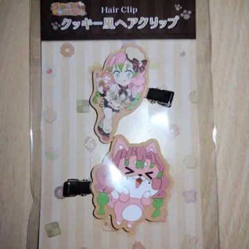 귀멸의 칼날 쿠키풍 헤어 클립 칸로지 미츠리 미개봉 새상품