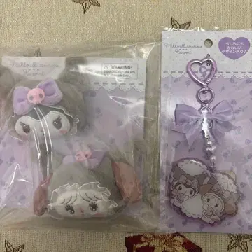 mikko 산리오 쿠로미 수플레 헤어핀 키링 콜라보