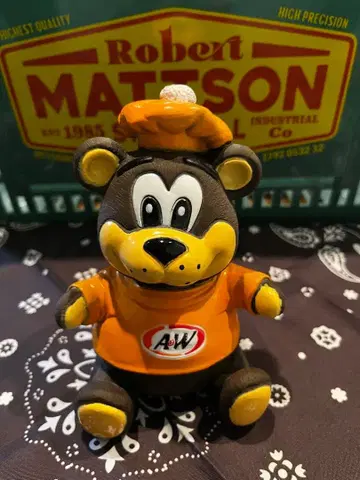 루트 베어 피규어 인형 저금통 A&W 아메리칸 캐릭터 아메리칸 잡화 달튼