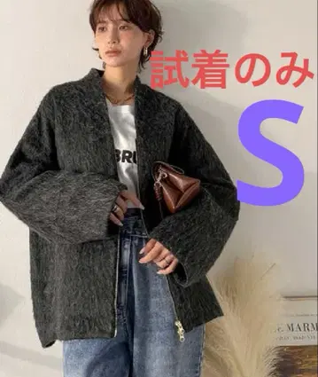 [ 시착만 한 상품 ] classicalelf 노카라 샤기 코트 S