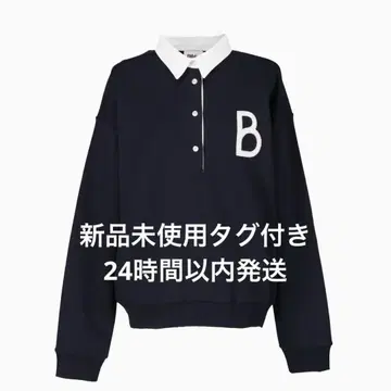 [ 택 포함 미사용 새상품 ] B. CLUB PREPPY TOP 네이비