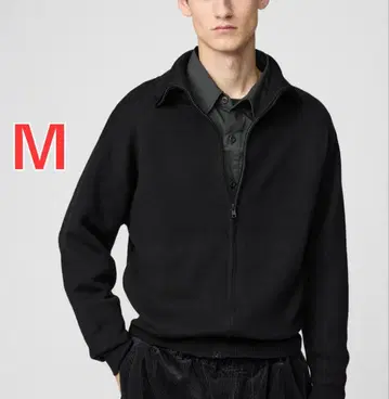 유니클로 U 더블 페이스 풀 지퍼 자켓