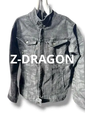 Z-DRAGON 스트레치 데님 작업옷 카모플라쥬 패턴