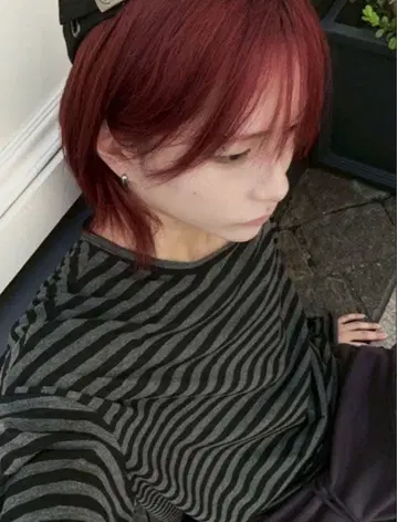 stripe long sleeve tee y2k LUVCODE xu