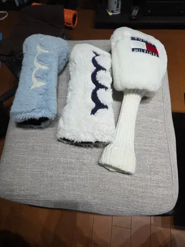 무타 골프 헤드커버 2개 세트 페어웨이 우드 타미 골프 우드 커버 1개