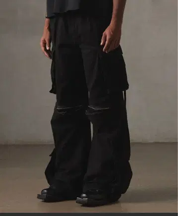 [ GRANCY ] 지퍼 디자인 카고 팬츠