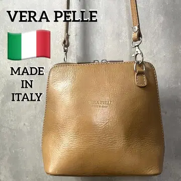 VERA PELLE 2way 숄더백 천연 가죽 이탈리아제 파우치