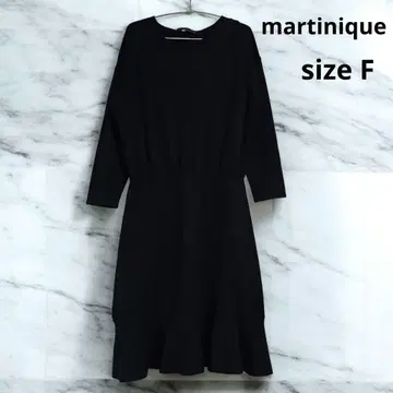 [martinique] 마르티니크 니트 원피스 플레어