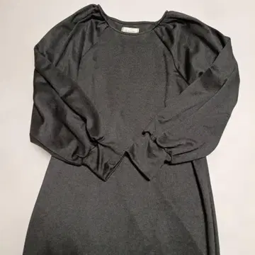 un dix cors 블랙 롱 원피스 프리