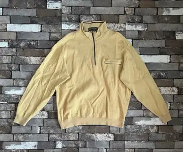 Golden Bear 베이지 하프 지퍼 맨투맨