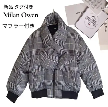 새상품 택 포함 Mila Owen 미라 오웬 다운 MA-1 머플러 포함