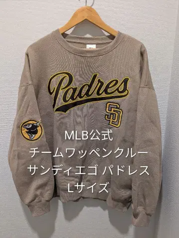 MLB 공식 팀 와펜 크루 맨투맨 샌디에이고 파드레스 L 사이즈