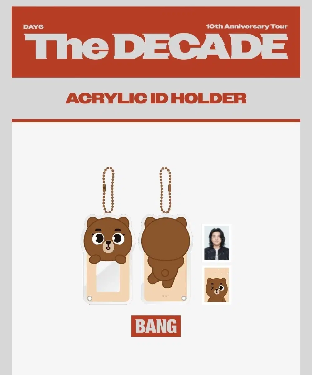Day6 Goyang concert offline MD acrylic holder Bang Sungjin sealed