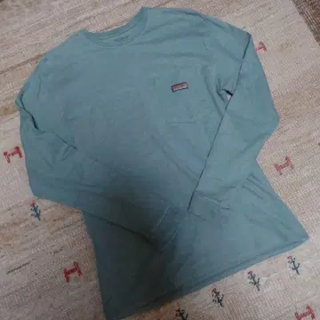 patagonia 그린 긴팔 티셔츠