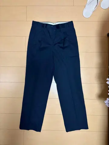 BASILE 네이비 슬랙스 이탈리아제 90s