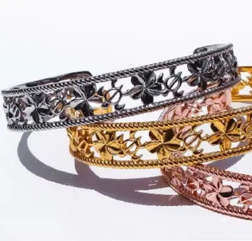 플루메리아 호누 실버 팔찌