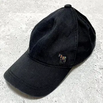 Paul Smith 야구 모자 자수 로고 블랙 사이즈 조절 가능