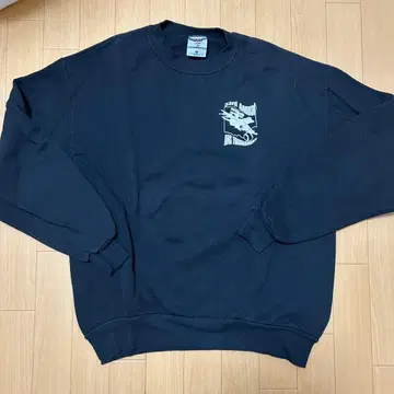90s JERZEES made in usa 맨투맨 블랙 백 프린트