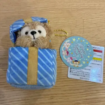 더피 윈터 트윙클링 타운 봉제 인형 키링