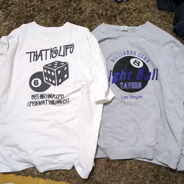 8번 6번 티셔츠 & 맨투맨 세트