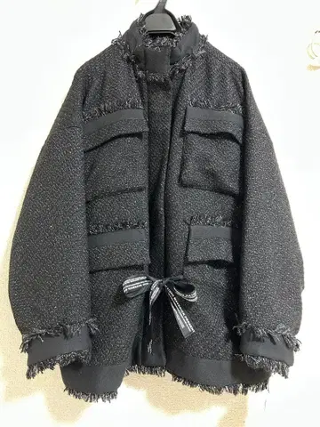 MAISON MAVERICK PRESENTS 트위드 자켓 블랙 계열