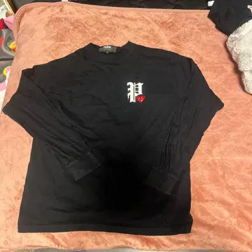 팻랭크 블랙 롱 슬리브 T셔츠 L