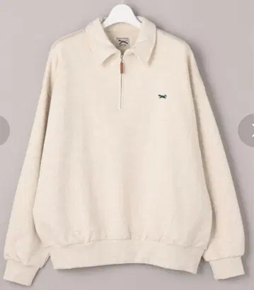 FREAK'S STORE 하프 지퍼 맨투맨 내추럴 아이보리