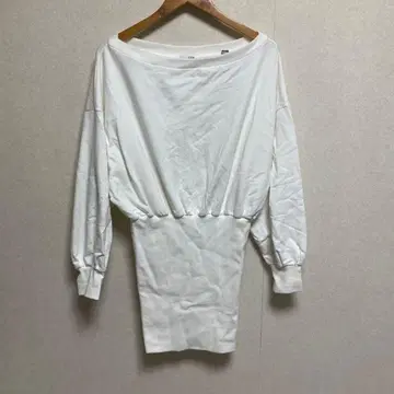 GYDA 도킹 오프숄더 맨투맨 원피스