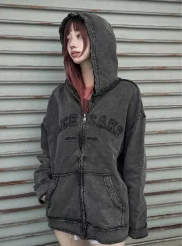 KsG RICE CAKE 레이지 오버 사이즈 후드티