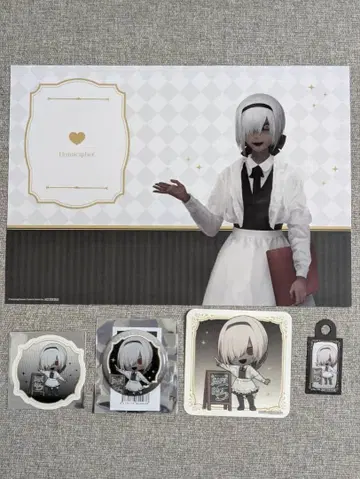 문자화 THE 캐릭터 카페 주인공 레인코트 묶음 판매