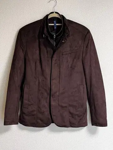 ZARA 브라운 스웨이드풍 캐주얼 자켓