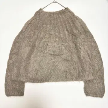 [ 새상품급 ] LE CIEL BLUE 샤기 모헤어 니트 스웨터 모헤어