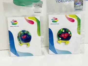 EXPO2027 요코하마 툰크툰크 핀 배지 2종