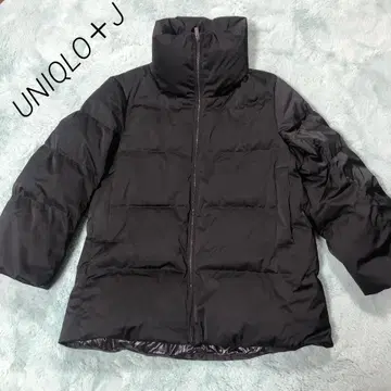 [ 새상품급 ] UNIQLO 플러스 제이 다운 블랙 질 샌더