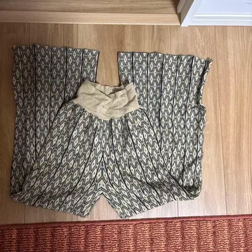 TODAYFUL 기하학 패턴 캐주얼 팬츠