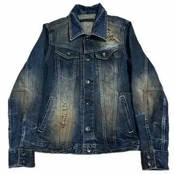00s FUGA Y2K Destroy Denim Jacket