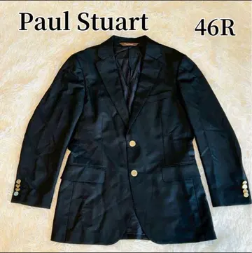 폴 스튜어트 자켓 블랙 골드 버튼 테일러드 자켓