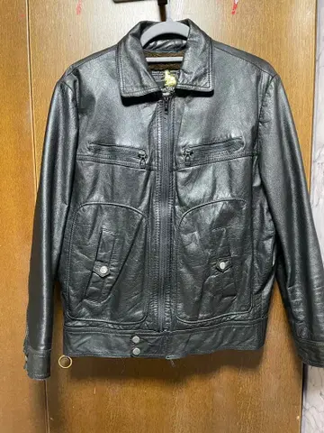 가죽 자켓 블랙 구제 의류